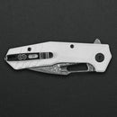 Critical Strike Rowdy B508-WHTM button lock detail