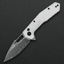Critical Strike B508-WHTM pocket clip and handle detail