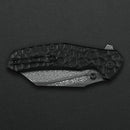 Critical Strike Shamu B510-BKTM VG10 folding knife, button lock detail