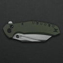 Critical Strike Shamu B510-GNSW VG10 folding knife, handle detail