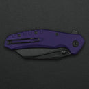 Critical Strike Shamu B510-PLBW VG10 folding knife, button lock detail