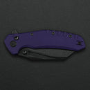 Critical Strike Shamu B510-PLBW VG10 folding knife, handle detail