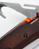Benchmade Grizzly Creek 15062 folding gut hook close-up detail