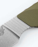 Benchmade Raghorn 15600-01 OD Green G10 handle texture detail