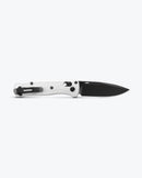 Benchmade Mini Bugout 533BK-1 blade detail, black coated CPM-S30V drop-point