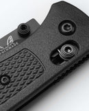 Benchmade Bugout 535BK-2 black CF-Elite handle detail