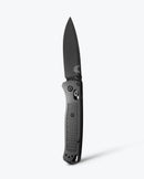 Benchmade Bugout 535BK-2 front view, 3.24 inch CPM-S30V black drop-point folding knife