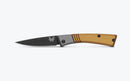 Benchmade 315BK-01 Successor 2.56" M390 Drop Point Slip-Joint Folding Knife – Burnt Brass Aluminum Handle