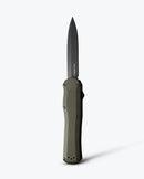 Benchmade Autocrat 3400BK-1 front view - 3.71" CPM-S30V double-edge OTF automatic knife