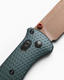 Benchmade Bailout 537FE-2601 Flat Dark Earth blade detail