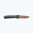 Benchmade Bailout 537FE-2601 Taiga Green 6061-T6 aluminum handle detail