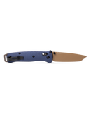 Benchmade 537FE-02 Bailout – CPM-M4 Tanto Blade, Crater Blue Aluminum Handle