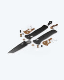 Benchmade Bailout® 537BK-10 – 3.38" S90V Tanto Blade – Carbon Fiber Handle – Black Cerakote Finish