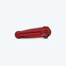 Benchmade Lowden 491GY-01 Folding Knife M390 Spear-Point, Phoenix Red Aluminum