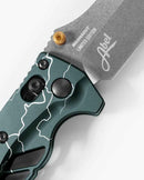 Benchmade Mini Adira Abel Dark Waters 18065-ABEL1 – 3.21" MagnaCut Drop Point AXIS Lock Knife | Limited Edition