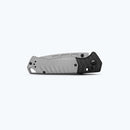 Benchmade PSK 593GY-02 3.44" Elmax Drop-Point Assisted Folding Knife Tempest Gray Grivory Handle