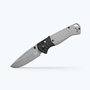 Benchmade PSK 593GY-02 3.44" Elmax Drop-Point Assisted Folding Knife Tempest Gray Grivory Handle