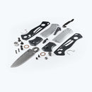 Benchmade PSK 593GY-02 3.44" Elmax Drop-Point Assisted Folding Knife Tempest Gray Grivory Handle