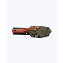 Benchmade SlipRidge 15650-01 Combo Rust Orange G10 handle detail