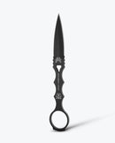 Benchmade SOCP Dagger 176BKSN front view - 3.22" 440C double-edge dagger tactical fixed blade knife
