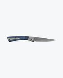 Benchmade Successor™ 315 – 2.56" M390 Drop Point Blade – Crater Blue & Ash Gray Aluminum Handle – Slip Joint Folder
