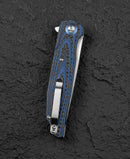 Bestech ASCOT BG19C spine detail – 0.15 inch blade thickness, D2 satin finish