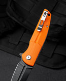 Bestech FIN BG34B-3 closed carry – steel pocket clip, 4.72 inch closed length