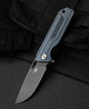 Bestech CIRCUIT BG35B-2 front view – 3.23 inch K110 grey PVD blade, grey G10 handle