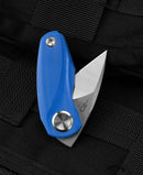 Bestech TULIP BG38D blade detail – 14C28N satin+stonewash finish, 1.34″ micro blade