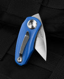 Bestech TULIP BG38D side view – 14C28N blade, blue G10 handle, Liner Lock