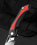 Bestech KASTA BG45C EDC carry – 134.5g full-size folding knife by KOMBOU with titanium clip