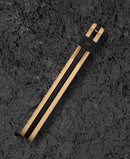 Bestech Glok BG55C blade detail – 14C28N Satin drop point edge