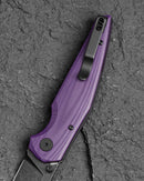 Bestech Snakebird BG58E blade detail – 14C28N Black Stonewash sheepsfoot grind