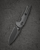 Bestech Noctar BG66H closed view – 5.15″ closed, Black G10 handle, Bar Lock