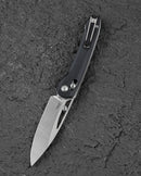 Bestech Cobber BG68A closed view – black G10 scales, deep carry clip