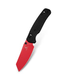 Bestechman Cicada's Wing BMK06F closed view – black G10 scales, deep carry clip
