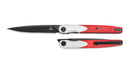 Bestechman LANZA BMK14G blade detail – 14C28N Black Stonewash finish, 3.45″ blade