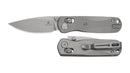 Bestechman SPRITE BMK21D dark stonewash titanium handle – matching all-dark blade and handle finish, B-Lock