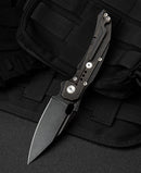 Bestech Exploit BT2005C closed view – 4.8" closed, all-black stonewash titanium