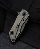 Bestech 2500 Delta BT2006D spine detail – 3.5mm S35VN blade, ceramic ball bearing pivot