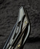 Bestech Vigil BT2201D clip detail – tip-up right-hand titanium pocket clip