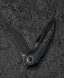 Bestech Blind Fury BT2303F open position – 3.62 inch M390 blade fully deployed with blue pivot collar visible