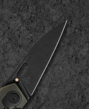 Bestech VK-Void BT2305D red copper inlay detail – signature Vulpex Knives copper accent on Elmax blade