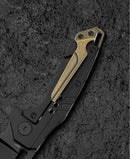 Bestech Nyxie 3 BT2308B pivot detail – ceramic ball bearing system smooth flipper deployment