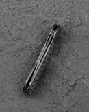 Bestech Vestige BT2411D Carbon Fiber Inlay Titanium Handle Detail Black Folding Knife