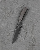 Bestech Constellation BT2501B MagnaCut Black PVD Blade Titanium G10 Frame Lock Folding Knife Front View