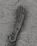 Bestech Constellation BT2501B Thin Line G10 Titanium Handle Texture Detail