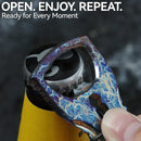 Kansept PryOfSorts C010A3 titanium EDC pry bar front view