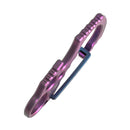Kansept EDC Tools Carabiner C011A3 purple anodized titanium detail
