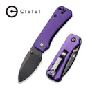 We Knife Co Ltd Baby Banter 2.34" Nitro-V Purple G10 Black C19068S-4